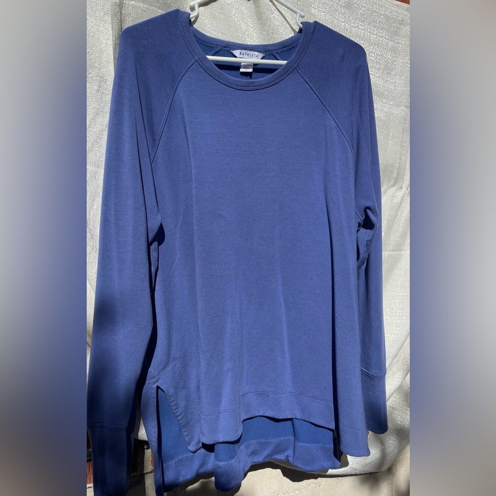 Athleta Coaster Luxe Recover Sweatshirt in “Dusk”, 1X
